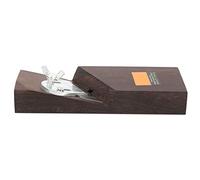 AKLOSIPY Plano de Mano de Carpintería de madera: Cepillador de Chaflán de ébano Premium para Herramientas de Carpintería de Corte de ángulo de 45 °