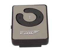 AKLOSIPY Play de Mp3 Portable Back Clamp/Holder con Ranura para Tarjetas de Memoria y Duración de la Batería para Viajes y Ejercicio, Reproductor de Música Liviano en (Black)