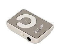 AKLOSIPY Play de Mp3 Portable Back Clamp/Holder con Ranura para Tarjetas de Memoria y Duración de la Batería para Viajes y Ejercicio, Reproductor de Música Liviano en (White)