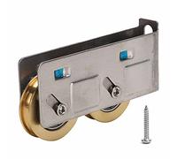 AKLOSIPY Polea de Ventana de Acero Inoxidable con Doble Ranura de Latón para un Funcionamiento Deslizante Suave y Alta Capacidad de Carga