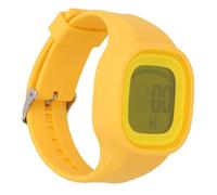 AKLOSIPY Reloj Digital para Niños con Retroiluminación LED de 7 Colores, Alarma, Cronómetro y Correa para Niños y Niñas, Resistencia de 50 M Amarillo (Yellow)