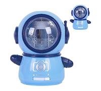 AKLOSIPY Sacapuntas Eléctrico Spaceman de Bonito Diseño, Seguro y Versátil para el Aula y el Hogar, Accesorio Práctico Portátil (Azul morado)