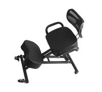 AKLOSIPY Silla de Rodillas con Respaldo Ergonómico y Transpirable de con Cojín de Cuero, Ideal para Postura y Comodidad