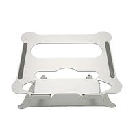 AKLOSIPY Soporte Portátil Plateado para Computadora Portátil y Elevador de Escritorio Plegable de Aleación de Aluminio para Comodidad Ergonómica