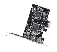 AKLOSIPY Tarjeta Controladora PCI-E, 1394a con Cable FireWire | PCI-Express de 1 carril, Velocidad de transferencia de 2,5 Gb/s, Funciona con cámaras digitales