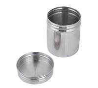 AKLOSIPY Tarro de Almacenamiento de Alimentos de Acero Inoxidable 304, Contenedor Portátil para Granos de té y café, Contenedor Grande y Hermético para Almacenamiento, Tarro de té de