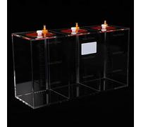 AKLOSIPY Titulación Transparente de la Bomba de Dosificación Acrílica del Barril para Acuarios - 4.5L con Escala de Medición (DT-45 4.5 litros)