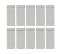 AKLOSIPY Tope de Puerta TPR Premium de 10 Uds.: Antideslizante, Apilable y Flexible para Uso en el Hogar, la Escuela y la Oficina, Reducción de Ruido (Tipo 1)