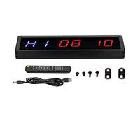 AKLOSIPY Workout Timer LED Display for Home Gym with Stopwatch