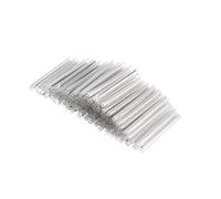 AKLTM Smoove fibra óptica para soldador Ftth D1 D2 D3 45mm 100pcs | Aguja de fibra óptica transparente para soldadura de fibra óptica | Protección de empalme termoretráctil (45 mm, paquete de 100)