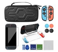 AKNES Funda Compatible con Nintendo Switch 2,Kit de Estuche Protector para Switch 2 - Incluye Protector Pantalla, Funda Silicona+PC para Switch JoyCon 2, Carcasa Transparente para Consola Switch 2