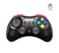 AKNES GuliKit Elves 2 Pro Mando Inalámbrico para Switch 2/1, Windows, iOS, Android - Joysticks de Efecto Hall, 1000Hz Polling Rate, Switch Wake-up, 3 Modos Rumble, Gyro Aiming - Negro Transparente