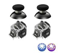 AKNES GuliKit TMR Joysticks Electromagnéticos para Mando DualSense PS5 / DualSense Edge, Accesorios de Repuesto Stick para Mando PlayStation 5, Tapas de Pulgar Incluidas
