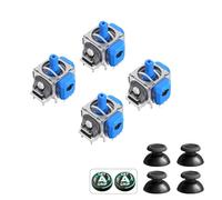 AKNES HallPi TMR Electromagnética Joystick de Repuesto para Mando DualSense PS5 / DualSense Edge, Anti-Drift Stick Accesorios de Reparación para Mando Playstation 5-2 Pares