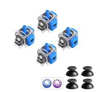 AKNES TMR Electromagnética Joystick de Repuesto para Mando DualSense PS5 / DualSense Edge, Anti-Drift Stick Accesorios de Reparación para Mando Playstation 5-2 Pares