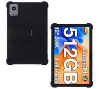 AKNICI 12 Pulgadas Silicona Funda per TECLATS T60,DOOGEE T40 Pro/T20 Ultra,Headwolf HPad6/Headwolf Lite/Headwolf HPad6 Pro,OUKITEL OT5S/OT5,SGIN T12S,VASOUN M70,AvidPad A90,Vasoun P200, Negro