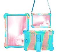 AKNICI Funda Antichoque para TECLAST P20HD/M40/M40 Pro,Blackview Tab8/Tab 8E/Tab9/Tab10,YESTEL T5,AOYODKG A39,Dragon Touch Notepad 102,DUODUOGO A39+,Pritom L10,Correa de Hombro - Pink Azul