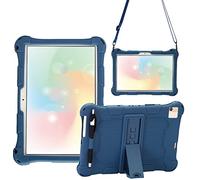 AKNICI Funda Antichoque para TECLAST P20HD/M40/M40 Pro,Blackview Tab8/Tab 8E/Tab9/Tab10,YESTEL T5,AOYODKG A39,Dragon Touch Notepad 102,DUODUOGO A39+,Pritom L10,Correa de Hombro - Azul Oscuro