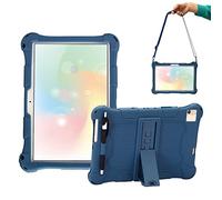 AKNICI Funda de silicona para Dragon Touch Notepad 102, Pritom Tronpad L10, YESTEL T5 10, TECLAST P20HD M40, Blackview Tab8, WINNOVO P20, IBBWB 10, AOYODKG A39, color azul oscuro