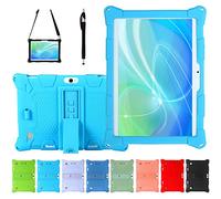 AKNICI Funda para Tablet TOSCIDO X108 M863/BEISTA X109/LNMBBS X30 N10 X109/YESTEL X7/Haehne/GOODTEL G3/ZONKO/SUMTAB/MEBERRY K107 M6/Dragon-Touch K10 Max10/Veidoo,Lápiz/Correa de Hombro,Cielo Azul