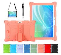 AKNICI Funda para Tablet TOSCIDO X108 M863/BEISTA X109/LNMBBS X30 N10 X109/YESTEL X7/Haehne/GOODTEL G3/ZONKO/SUMTAB/MEBERRY K107 M6/Dragon-Touch K10 Max10/Veidoo/MaiTing,Lápiz/Correa de Hombro,Rosa