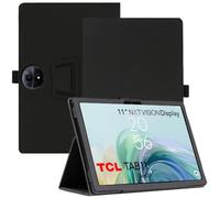AKNICI Funda para TCL Tab 11 Gen 2 / TCL Tab 11 FE Tablet 11 Pulgadas, PU Protectora Carcasa Cover con Magnetite y Cinturón de Seguridad y Soporte Función (Negro)