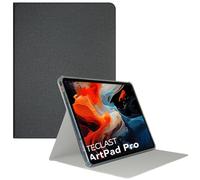 AKNICI Funda para TECLAST Artpad Pro Tablet 12.7 Pulgadas, PU Ultra Delgada Cubierta Trasera de TPU Cover Carcasa con Auto-Sueño/Estela Soporte Función para TECLAST Artpad Pro, Negro