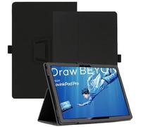 AKNICI Funda para Wacom MovinkPad Pro Tablet 14 Pulgadas, PU Protectora Carcasa Cover con Magnetite y Cinturón de Seguridad y Soporte Función (Negro)