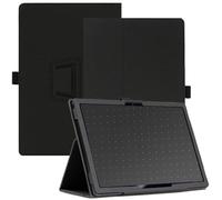 AKNICI Funda para Wacom One M Tabletas Gráficas, PU Protectora Carcasa Cover con Magnetite y Cinturón de Seguridad y Soporte Función (Negro)