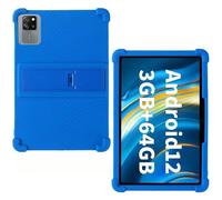 AKNICI Silicona Funda para Blackview Tab 60 WiFi/Blackview Tab 60 Pro/TECLAST P30/ TECLAST P30T/ OSCAL Pad 80 WiFi Tablet 10 Pulgadas, Funda Protectora con Función de Soporte, Azul