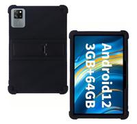 AKNICI Silicona Funda para Blackview Tab 60 WiFi/Blackview Tab 60 Pro/TECLAST P30/ TECLAST P30T/ OSCAL Pad 80 WiFi Tablet 10 Pulgadas, Funda Protectora con Función de Soporte, Negro
