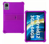 AKNICI Silicona Funda para Blackview Tab 60 WiFi/Blackview Tab 60 Pro/TECLAST P30/ TECLAST P30T/ OSCAL Pad 80 WiFi Tablet 10 Pulgadas, Funda Protectora con Función de Soporte, Morado