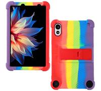 AKNICI Silicona Funda para Blackview ZENO 1 / TechLife Pad Lite 8 Tablet 8 Pulgadas, Funda Protectora con Función de Soporte para Blackview ZENO 1 / TechLife Pad Lite 8, Arco Iris