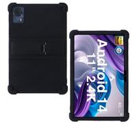 AKNICI Silicona Funda para DOOGEE T35/ DOOGEE T30SE/ DOOGEE T30S/ DOOGEE T40/ DOOGEE T30 Ultra/DOOGEE T30 Pro Tablet 11 Pulgadas, Funda Protectora con Función de Soporte, Negro