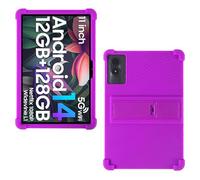 AKNICI Silicona Funda para DOOGEE U11/DOOGEE U11 Pro/Blackview Tab 90 WiFi/Blackview Tab9Wifi/Blackview Tab 90 Tablet 11 Pulgadas, Funda Protectora con Función de Soporte, Morado