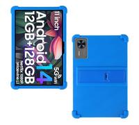 AKNICI Silicona Funda para DOOGEE U12 VIP Tablet Android 16 12 Pulgadas, Funda Protectora con Función de Soporte para DOOGEE U12 / DOOGEE T36 / TECLAST T60AI / Blackview Mega2, Azul