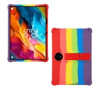 AKNICI Silicona Funda para TCL NXTPAPER 14 WiFi Tablet 14.25 Pulgadas, Funda Protectora con Función de Soporte y Porta Lápiz para TCL NXTPAPER 14, Arco Iris