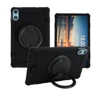 AKNICI Silicona Funda para TECLAST T60Plus Tablet 12 Pulgadas 90Hz Android 14 Tableta 2K, Funda con 360° Soporte Giratorio/Portalápices/Mango Compatible con TECLAST T60 Plus, Negro