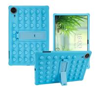 AKNICI Silicona Funda para TECLAST T70/ Byxsb G140L/ LOGICOM Tab XXL 14/ Urao 140L/ MAXLEGEN M14/ RUSHAR A140 Tablet 14 Pulgadas, Funda Protectora con Función de Soporte, Azul Claro