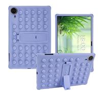 AKNICI Silicona Funda para TECLAST T70/ Byxsb G140L/ LOGICOM Tab XXL 14/ Urao 140L/ MAXLEGEN M14/ RUSHAR A140 Tablet 14 Pulgadas, Funda Protectora con Función de Soporte, Morado