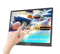 Akntzcs - Pantalla táctil portátil de 14 pulgadas FHD 1920 x 1200P USBC, monitor portátil HDR para cuidado de los ojos, pantalla IPS ultrafina, monitor externo USB tipo C HDMI para