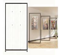 AKOGG Colgador Expositor Plegable para Pintura,Expositores De Pie con Ruedas,Soporte For Carteles Exposición De Obras,Caballetes De Arte,Soportes De Exposición(1pcs,60 * 160cm/23.6 * 63in)