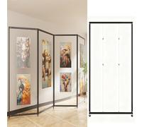 AKOGG Colgador Expositor Plegable para Pintura,Expositores De Pie con Ruedas,Soporte for Carteles,Soportes for Exposición De Obras De Arte,Información Publicitario(5pcs,100 * 200cm/39.4 * 78.7in)