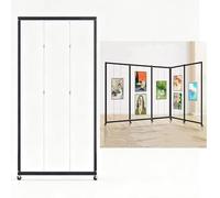 AKOGG Expositores De Pie con Ruedas,Panel De Exhibición Independiente,Soporte For Carteles,Caballete,Estante De Exhibición,Información Publicitario(5pcs,120 * 250cm)