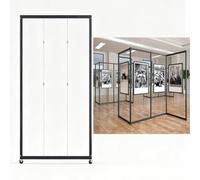 AKOGG Expositores De Pie Multifuncional,con Ruedas,Soporte For Carteles,Caballete,Estante de exhibición,Colgador Expositor Plegable para Pintura,Información Publicitario(1pcs,60 * 160cm/23.6 * 63in)