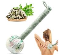 AKONE Martillo de masaje de artemisa de 26 cm, mango largo, barra de martillo de masaje, martillo de masaje de espalda para relajar tu cuerpo, masajeador práctico para aliviar la fatiga