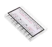 AKOOSY 1 Caja Juego de para Oreja de Reloj Mira los Sujetadores de Correa Silver
