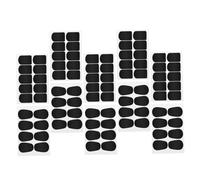 AKOOSY 10 Hojas Parches Boquilla Saxofón Transparentes Adhesivos Almohadillas Protectores Ovalados y para Saxo Tenor Unidades para Práctica Diaria