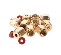 AKOOSY 10 Pares Boquillas de Repuesto de Latón para Máquina de Humo, 10 Pares, Tapa para Bomba de, Accesorios para Efectos Obsequios en Conciertos y Escenarios Profesionales