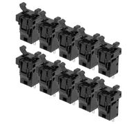 AKOOSY 10 Unidades de Pestillos de Tapa Táctil para Cubo de Basura Cierre de Plástico ABS Compatible Tapa a Presión Recambios para Botes de Basura de Cocina Bloqueo Dc 12v/01A